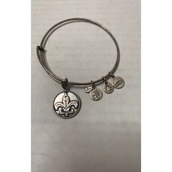 Alex and Ani Fleur de lis bracelet energy 2012 bangle Bracelet - Picture 1 of 4